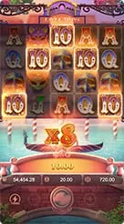 Mask Carnival · Panel kontrol putaran di bagian bawah jembatan kanal